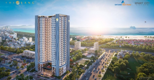 Căn hộ 2PN view biển Mỹ Khê - The Sang Residence tầng cao